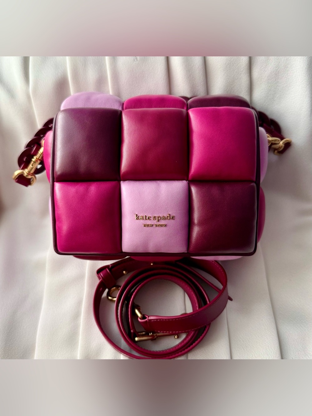 Kate Spade Boxxy Smooth Leather Crossbody Bag